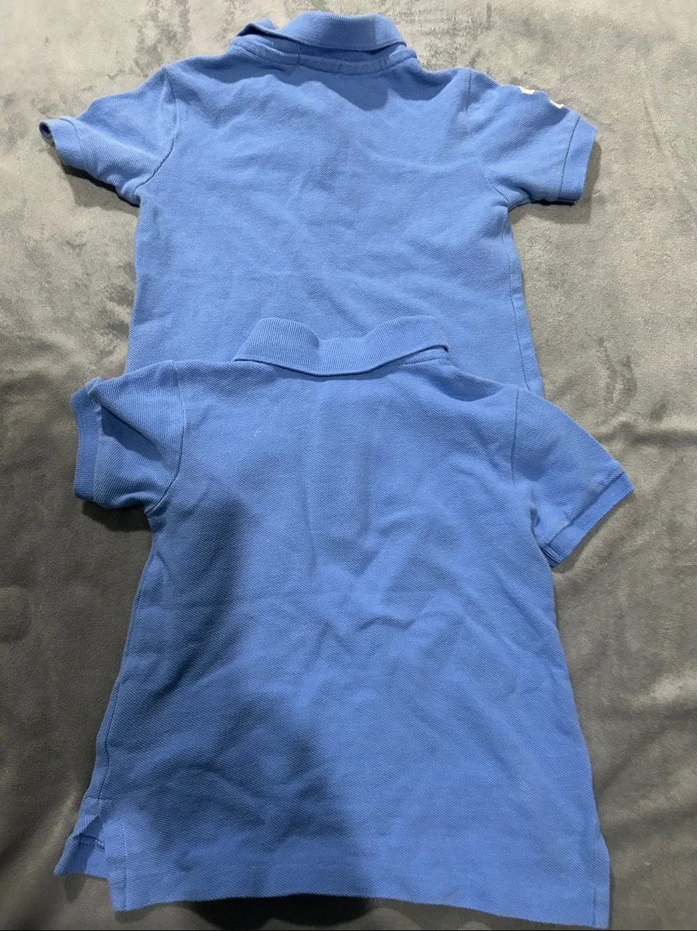 Polo Ralph Lauren Boys' Blue Polo Shirt with Yellow Accent lot of two